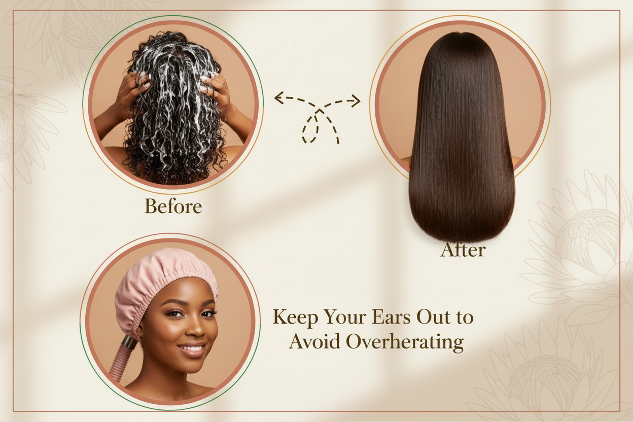 CrownRoots Before & After - South African Theme