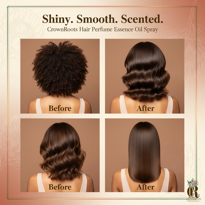 CrownRoots Hair Oil Spray Before & After