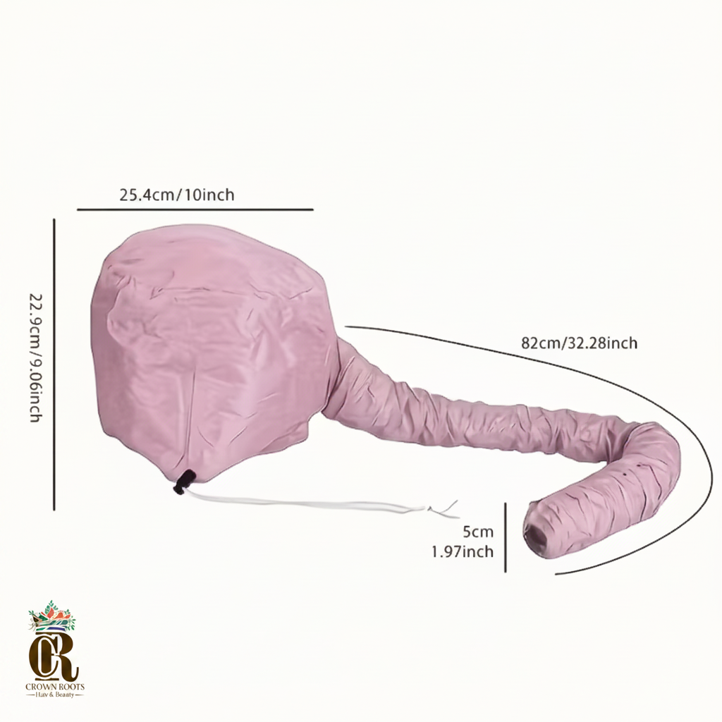 CrownRoots Pink Bonnet Dimensions - Elegant