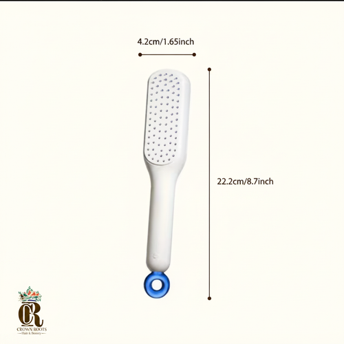 CrownRoots Self-Cleaning Brush Dimensions