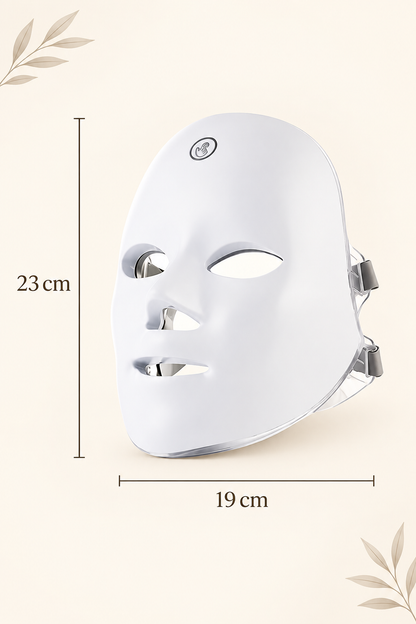 GlowPro mask size graphic in metric